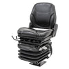 Case 580 Series Loader/Backhoe Replacement Air Suspension Seat Kit - Fits Various Models - Black Vinyl