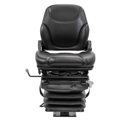 Case 580 Series Loader/Backhoe Replacement Air Suspension Seat Kit - Fits Various Models - Black Vinyl