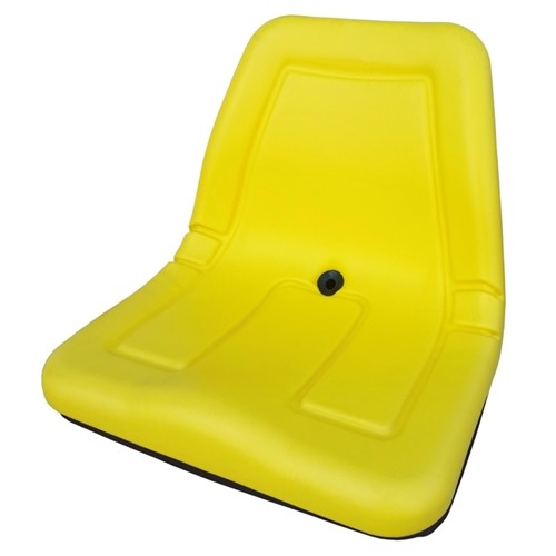 Multiple Application High Back Plastic Deluxe Replacement Seat - Yellow Vinyl