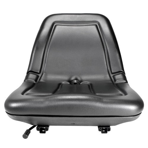 Multiple Application High Back Plastic Deluxe Replacement Seat - Black Vinyl