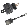 Retractable 2" Seat Belt Replacement - Black Webbing