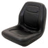 Kubota B2650-L2501-L3800-MX4700-MX5100 Tractor Mid-Back Replacement Bucket Seat - Fits Various Models  - Black Vinyl