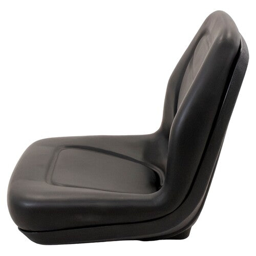 Kubota B2650-L2501-L3800-MX4700-MX5100 Tractor Mid-Back Replacement Bucket Seat - Fits Various Models  - Black Vinyl