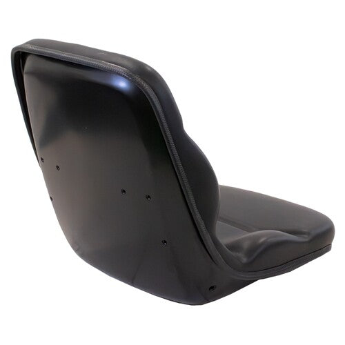 Case Forklift Replacement Bucket Seat w/High-Back & OPS Ready - Fits Various Models - Black Vinyl