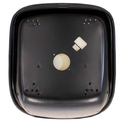 Case Forklift Replacement Bucket Seat w/High-Back & OPS Ready - Fits Various Models - Black Vinyl