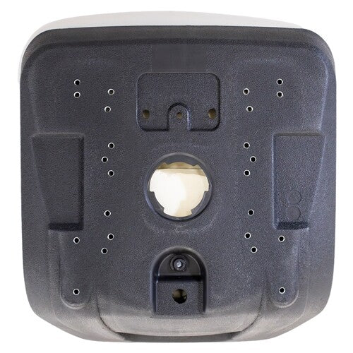 Dixie Chopper Lawn Mower Mid-Back Replacement Bucket Seat (OPS Ready) - Fits Various Models - Gray Vinyl