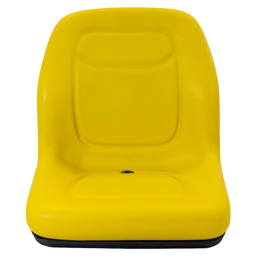 Genie Telehandler Mid-Back Replacement Bucket Seat (OPS Ready) - Fits Various Models - Yellow Vinyl