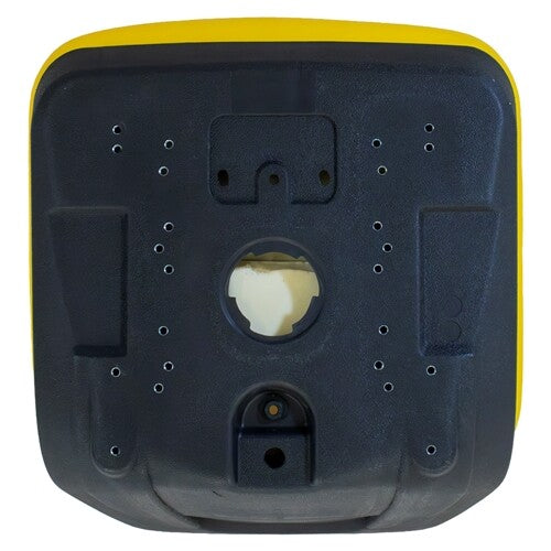 John Deere Tractor Mid-Back Replacement Bucket Seat (OPS Ready) - Fits Various Models - Yellow Vinyl