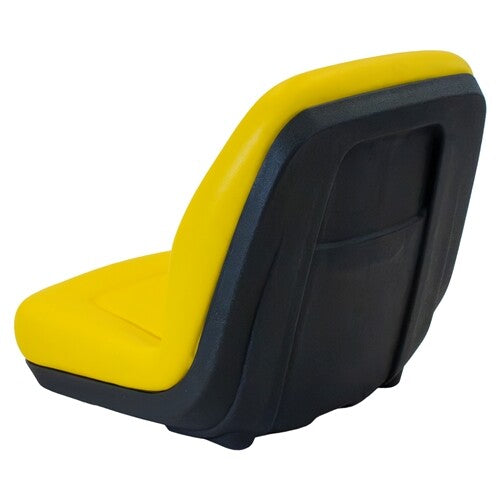 Skytrak Telehandler Mid-Back Replacement Bucket Seat (OPS Ready) - Fits Various Models - Yellow Vinyl
