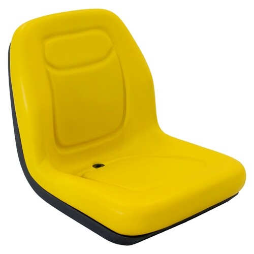 Toro Lawn Mower Mid-Back Replacement Bucket Seat (OPS Ready) - Fits Various Models - Yellow Vinyl