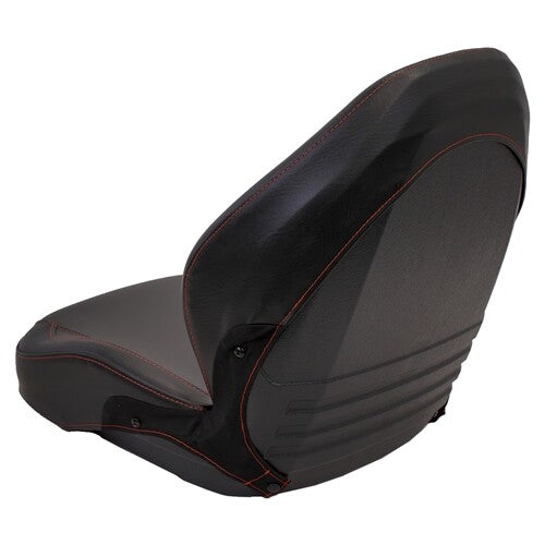 Kubota B1700-B2400-L2500-L4200 Tractor High-Back Replacement Bucket Seat - Fits Various Models - Black Vinyl