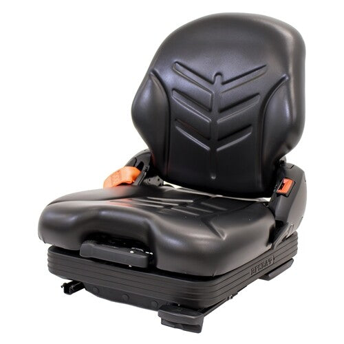 Bad Boy Lawn Mower Replacement Low Profile Seat & Mechanical Suspension w/OPS & Slide Rails - Fits Various Models - Black Vinyl