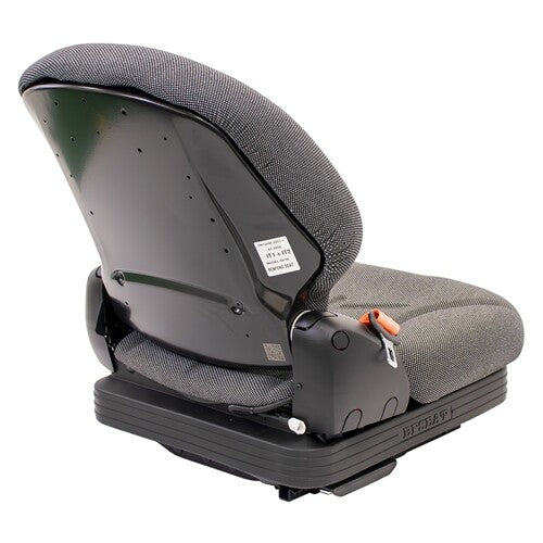 Skytrak Telehandler Replacement Low Profile Seat & Mechanical Suspension w/OPS & Slide Rails - Fits Various Models - Gray Cloth