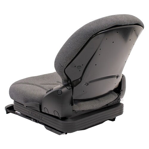 Gravely Lawn Mower Replacement Low Profile Seat & Mechanical Suspension w/OPS & Slide Rails - Fits Various Models - Gray Cloth