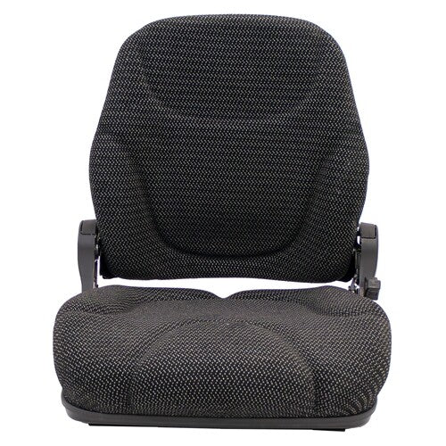 Deutz-Allis Tractor Replacement Seat Assembly - Fits Various Models - Black Cloth