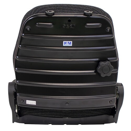 Komatsu Loader/Backhoe Replacement Seat Assembly - Fits Various Models - Black Cloth