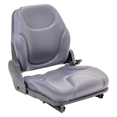 Case Loader/Backhoe Replacement Seat Assembly - Fits Various Models - Gray Vinyl