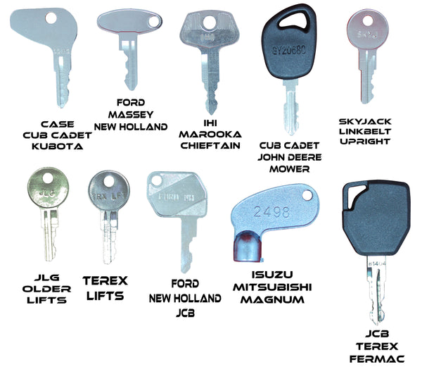 100 Key Construction/Heavy Equipment Multi Set