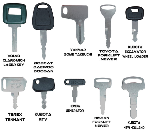 100 Key Construction/Heavy Equipment Multi Set