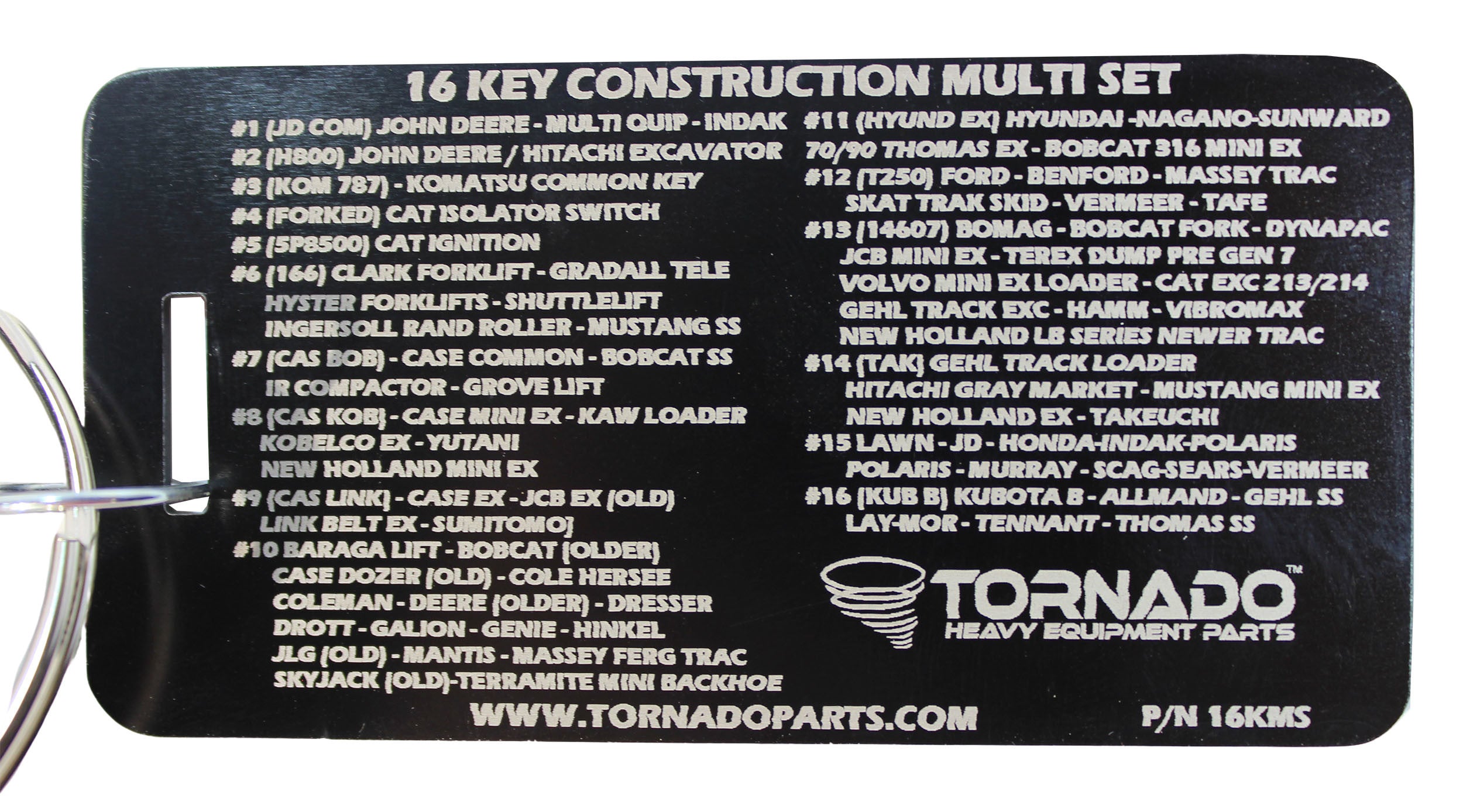 50 Equipment Key Set | Construction Ignition Key Set | Equipment Key ...