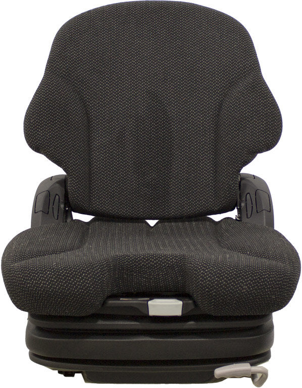 Case Dozer Seat & Air Suspension - Fits Various Models - Black Cloth