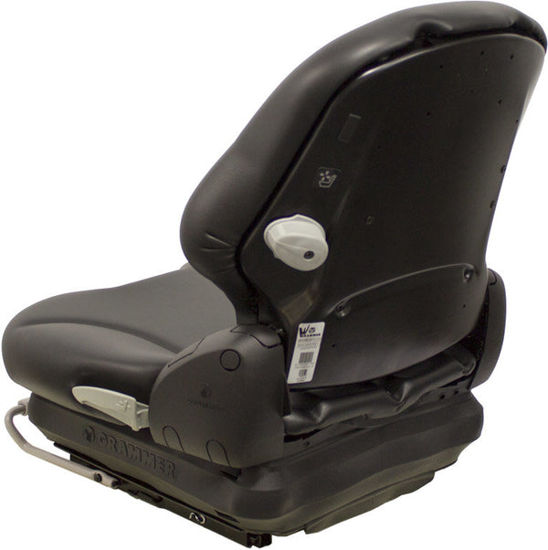 Case Dozer Seat & Mechanical Suspension - Fits Various Models - Black Vinyl