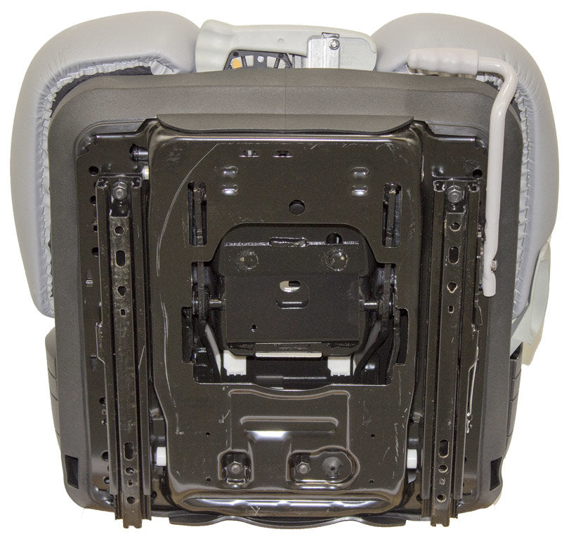 John Deere Skid Steer Replacement Seat & Mechanical Suspension - Fits Various Models - Gray Vinyl