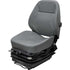Caterpillar Wheel Loader Seat & Air Suspension - Fits Various Models - Gray Cloth