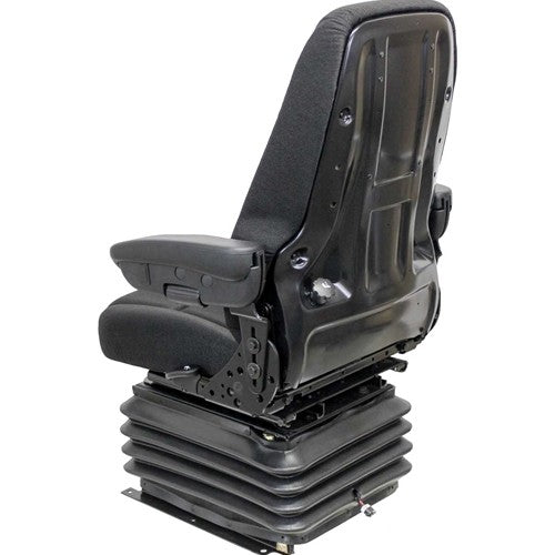 Caterpillar D400E Articulated Dump Truck Seat & Air Suspension - Gray Cloth