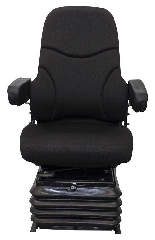 New Holland Wheel Loader Replacement Seat & Air Suspension - Fits Various Models - Gray Cloth