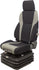 New Holland Excavator Seat & Air Suspension - Fits Various Models - Gray Cloth
