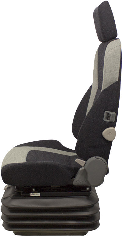 New Holland Excavator Replacement Seat & Air Suspension - Fits Various Models - Gray Cloth