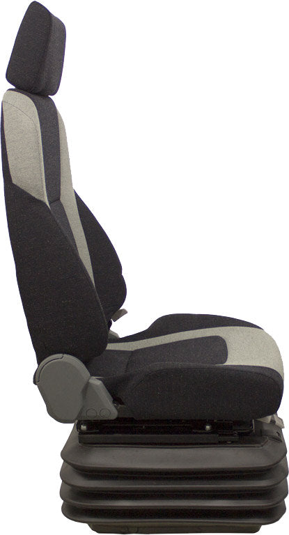 New Holland Excavator Seat & Air Suspension - Fits Various Models - Gray Cloth