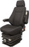 Volvo EC140B Excavator Replacement Seat & Mechanical Suspension - Black Cloth