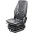 Volvo Wheel Loader Seat & Mechanical Suspension - Fits Various Models - Black Vinyl