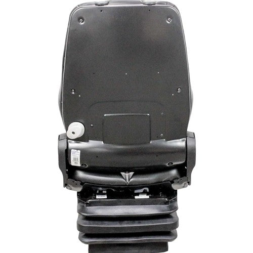 Volvo L20B & L25B Wheel Loader Replacement Seat & Mechanical Suspension - Black Vinyl