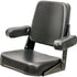 Case Forklift Comfort Classic Replacement Seat Assembly - Fits Various Models - Black Vinyl