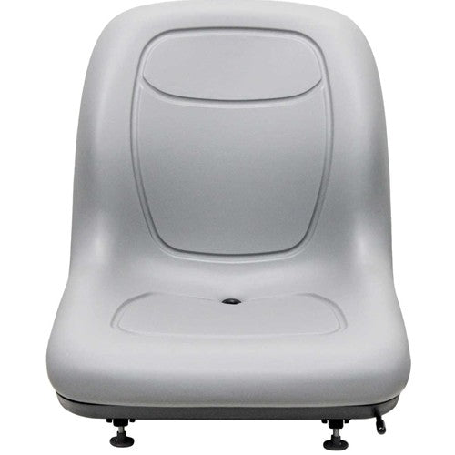 Ditch Witch Trencher Bucket Seat - Fits Various Models - Gray Vinyl