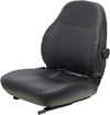 Case Loader/Backhoe Replacement Seat Assembly - Fits Various Models - Black Vinyl