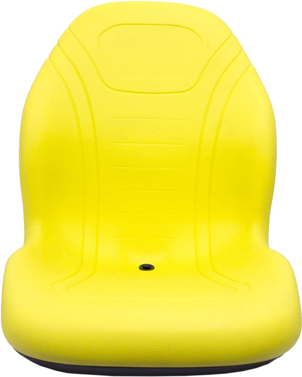 John Deere Compact Utility Tractor Bucket Seat - Fits Various Models - Yellow Vinyl