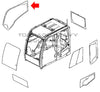 Hitachi 4651655 Zaxis Series Excavator Boom Side Window Replacement Cab Glass