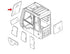 Hitachi 4662560 Zaxis Series Excavator Upper Front Windshield w/Wiper Motor Relief Cab Glass
