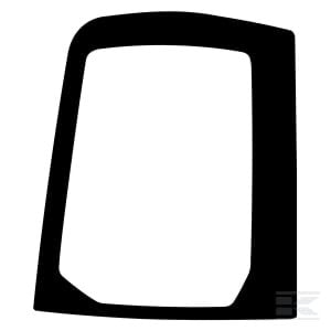 Case PM02C01074P1 Excavator Upper Door Window Replacement Cab Glass