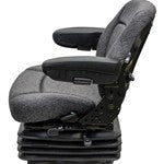 Case IH 71-89/Steiger 9200-9300 Series Tractor Replacement Seat & Air Suspension - Fits Various Models - Gray Cloth