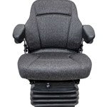 Case IH 71-89 Series Magnum/Steiger 9200-9300 Series Tractor Seat & Air Suspension - Fits Various Models - Gray Cloth