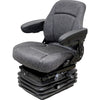 Case IH Magnum, MX Series Magnum, Steiger and STX Steiger Series Tractor Replacement Seat & Air Suspension - Fits Various Models - Gray Cloth