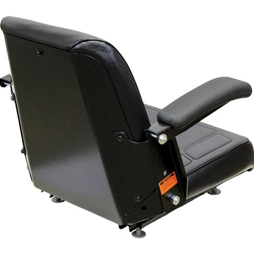 Brose RJ350 Sweeper Seat Assembly - Black Vinyl