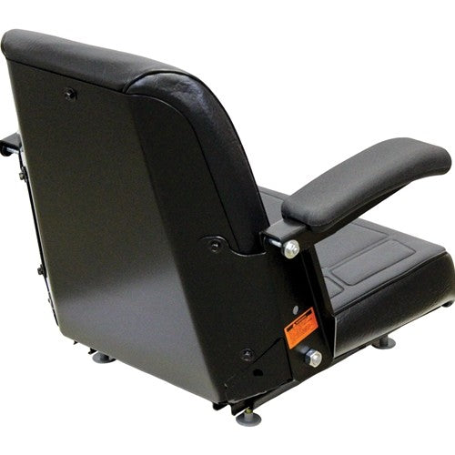 Brose RJ350 Sweeper Replacement Seat Assembly - Black Vinyl