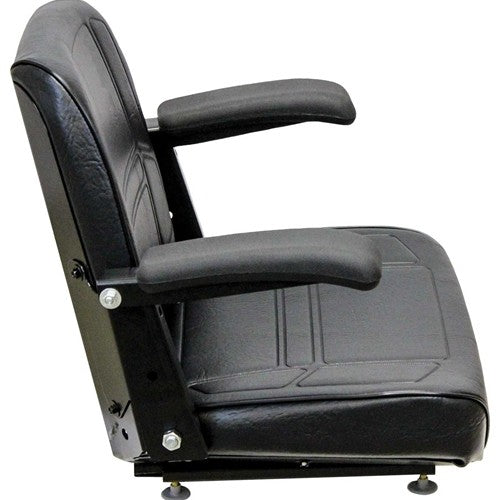 Brose RJ350 Sweeper Replacement Seat Assembly - Black Vinyl