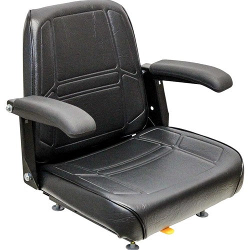 Brose RJ350 Sweeper Replacement Seat Assembly - Black Vinyl